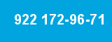 922 172-96-71